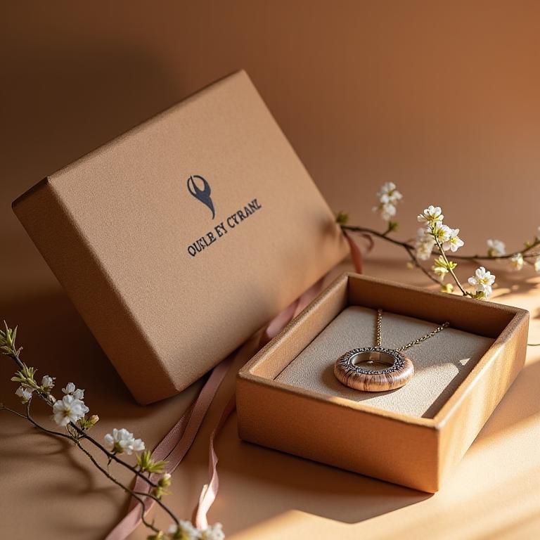 Sets premium de joyería artesanal en empaque ecológico