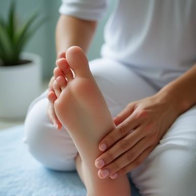 Reflexology foot massage
